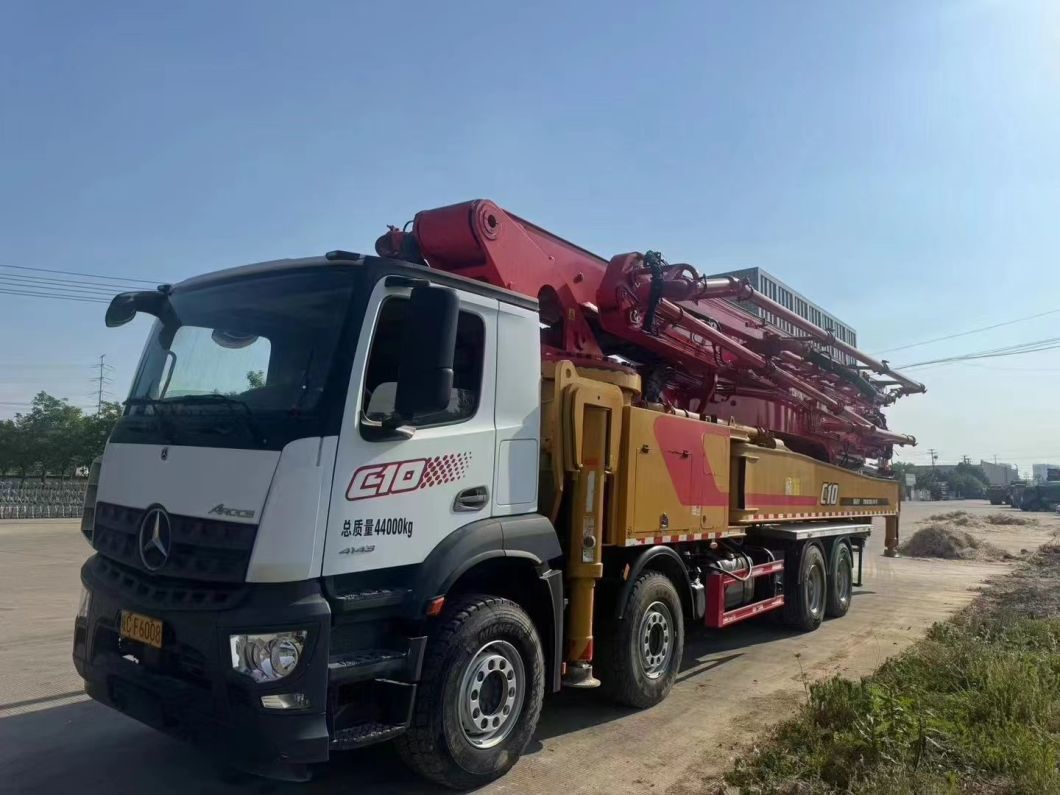21 Year SA Ny 62m Long Boom Concrete Pump Truck Mounted on Mercedes Chassis
