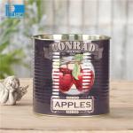 Custom Printed Food Tin Cans Shrink Film Packaging Food Safe Tin