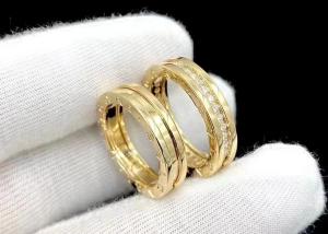 Wholesale 3.26g weight 18K Solid Gold Jewellery Ring 0.4ct for Engagement Wedding ODM from china suppliers