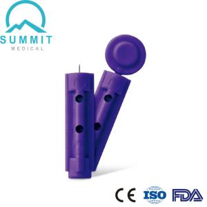 Wholesale Gamma Sterilized Twist Blood Lancet Needle 30G Purple for Blood Sugar Testing from china suppliers