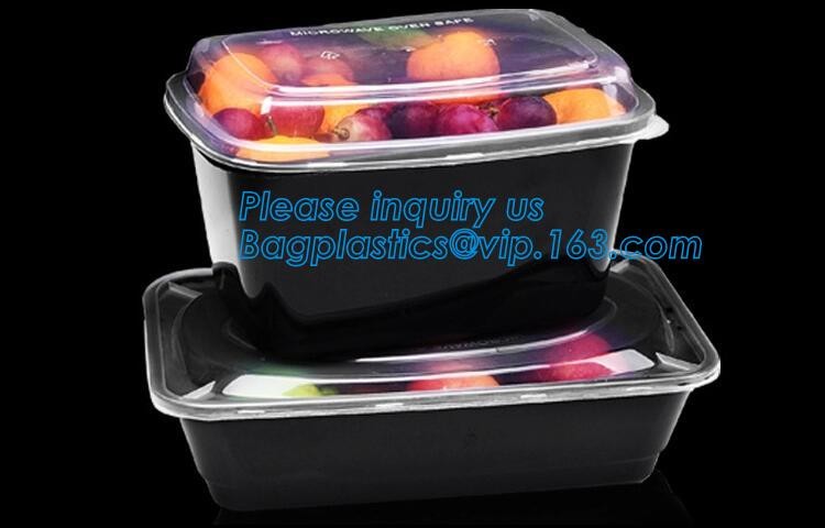 Factory Direct Lid Plastic Lunch Box Clear Food Container,Keep Fresh Crisper Food Box,Fresh Boxpp packaging disposable c