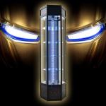 Generous Rotary Acrylic Display Showcase Mobile Lighting 53 * 53 * 100 Size