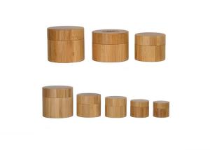 Wholesale 10g - 100g Bamboo Cream Jar Lotion Bottle For Cosmetic Packaging from china suppliers