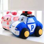 25cm Eco Friendly Cotton Polly Ambulance Plush Police Car Boy Gift