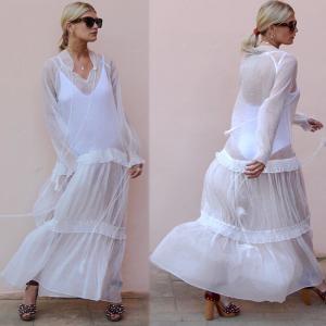 Wholesale Clothing Fashion Women See-Through Sexy Beach Cover Up Dresses from china suppliers