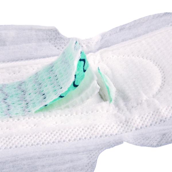 150mm-420mm Length Super Absorbent Bamboo Breathable Sanitary Pads For Women