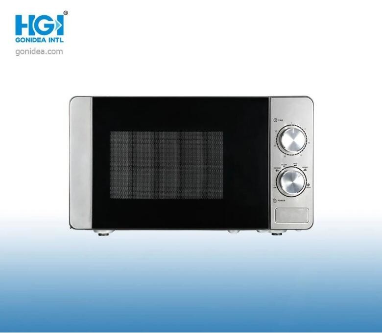 ABS Panel Stainless Steel Knob Electric Microwave Oven 20L