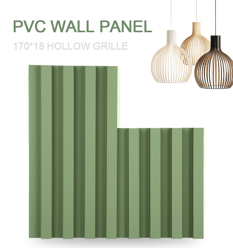 Moth Proof Wood Plastic Grille WPC Fluted Panel Exterior