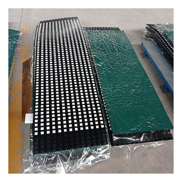 Anti Slip Wear Resistant Ceramic Pulley Lagging CN Bonding Layer Rubber Ceramic Drum Lagging