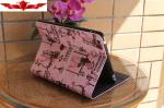 New Fahion Modern Lady Ipad 2/3/4 PU Cover Cases Smart Sleep Durable High