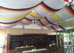 Well Decorated Marquee Outdoor Event Tent , Backyard Tent Wedding Reception