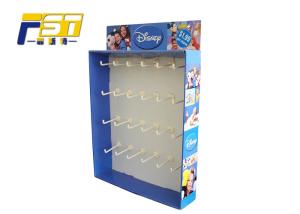 Wholesale Cardboard Paper Side Wing Display , Size Customized Counter Hook Display Stand from china suppliers