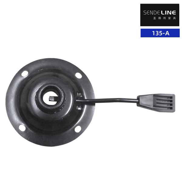 Comfortable Office Swivel Seat Mechanism Lumbar Support Round Swivel Chair