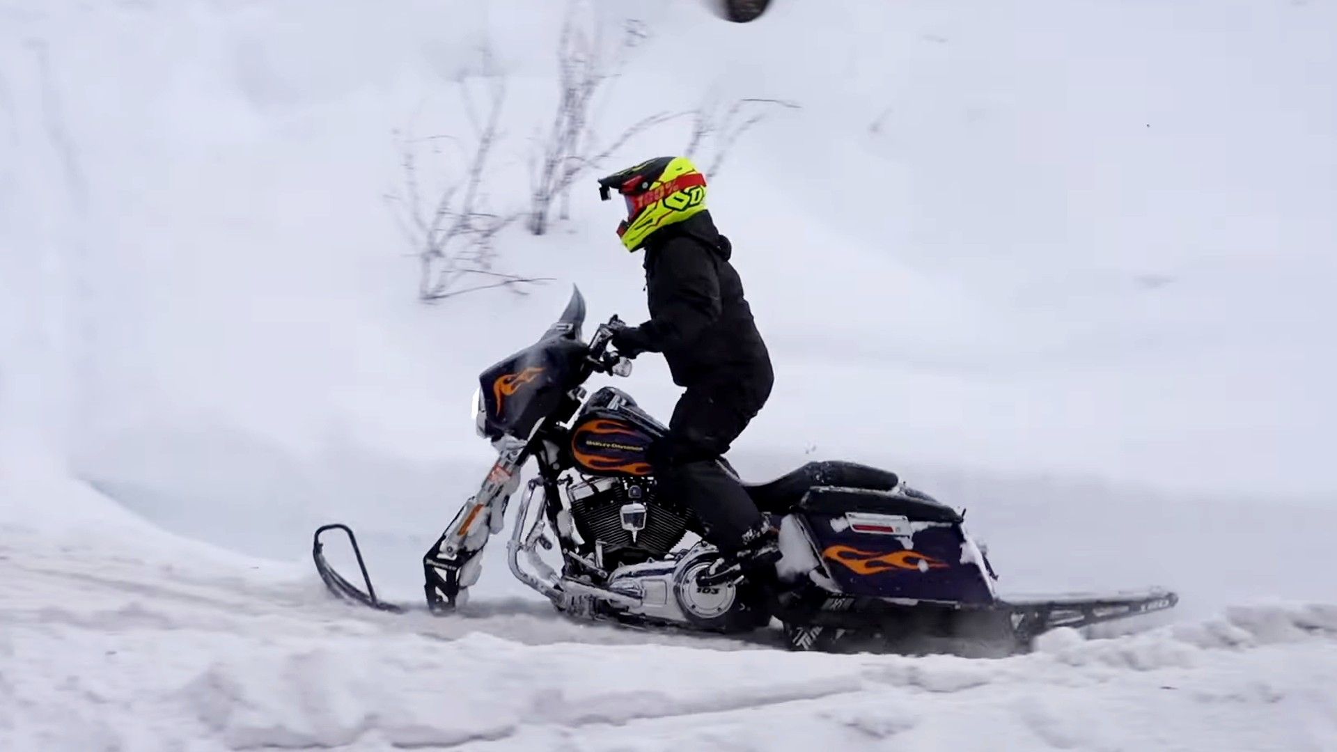 Harley-Davidson Street Glide Snow Bike CboysTV Hero