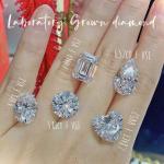 Certified Synthetic Diamonds Princess Cut Diamond 1-3CT Cvd white diamonds