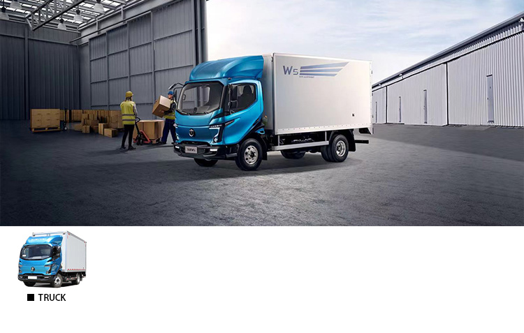 Automatic Feidi EW5 Energy Trucks with 450km Range and 2024 Inventory of Unsold Cars