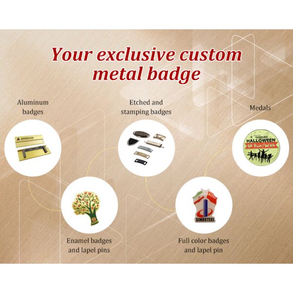 High Quality Custom Metal Domino'S Pizza Lapel Pin Badge