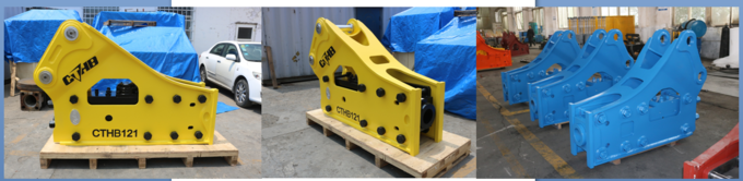 Mini Excavator Rock Hammer Yakai CTHB20 Top Type Hydraulic Breaker for 1.2-3Ton Excavator 4