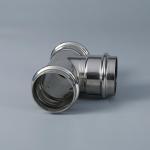 Nickel White M Profile Press Fittings Galvanized Carbon Steel Slip Coupler