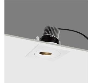 Wholesale Square Face Cover Adjustable LED Recessed Downlight 37V 250mA 10W Ra80 from china suppliers