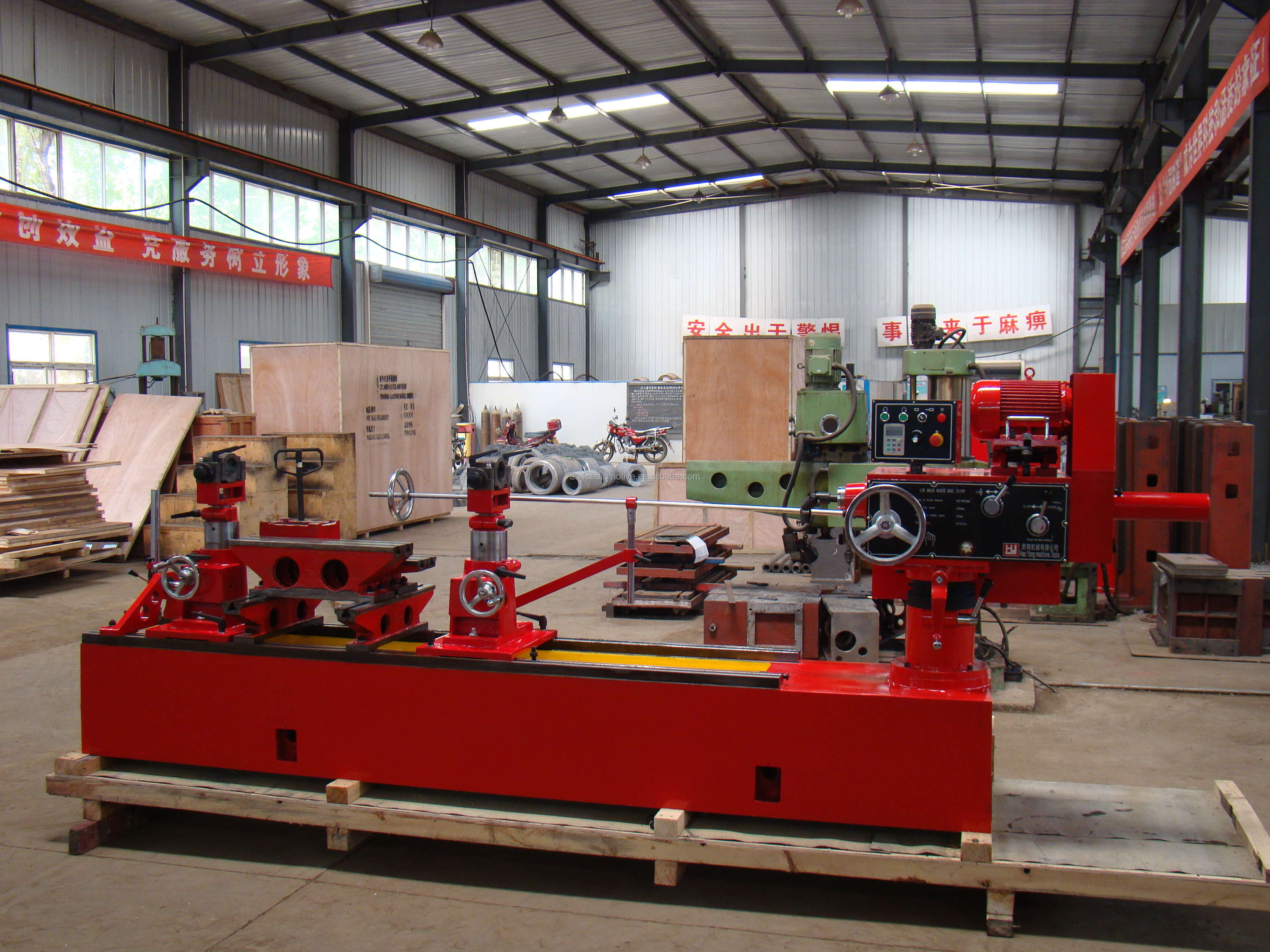 Mobile Portable Line Boring Machine For Cylinder Heads Sand Blocks T8115VF T8120VF