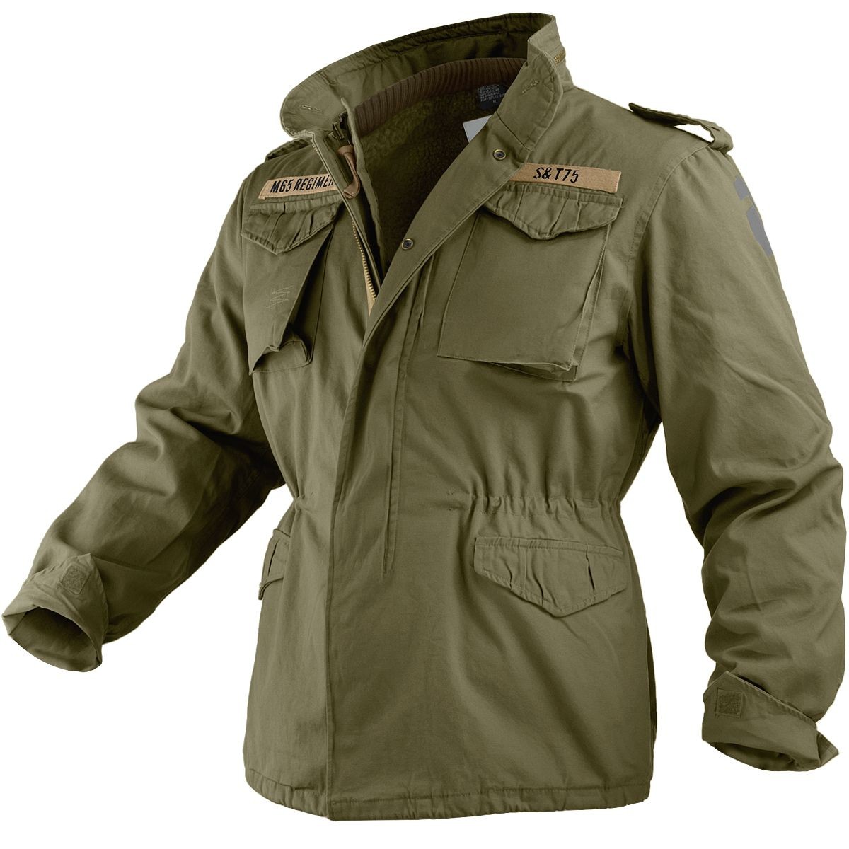 Cold Weather Polyester US Army M65 Field Jacket Outdoor Tactical M-1965 Rip Stop
