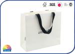 Luxury Custom 200gsm Coated Retail Paper Shopping Bags With Handle Logo Print