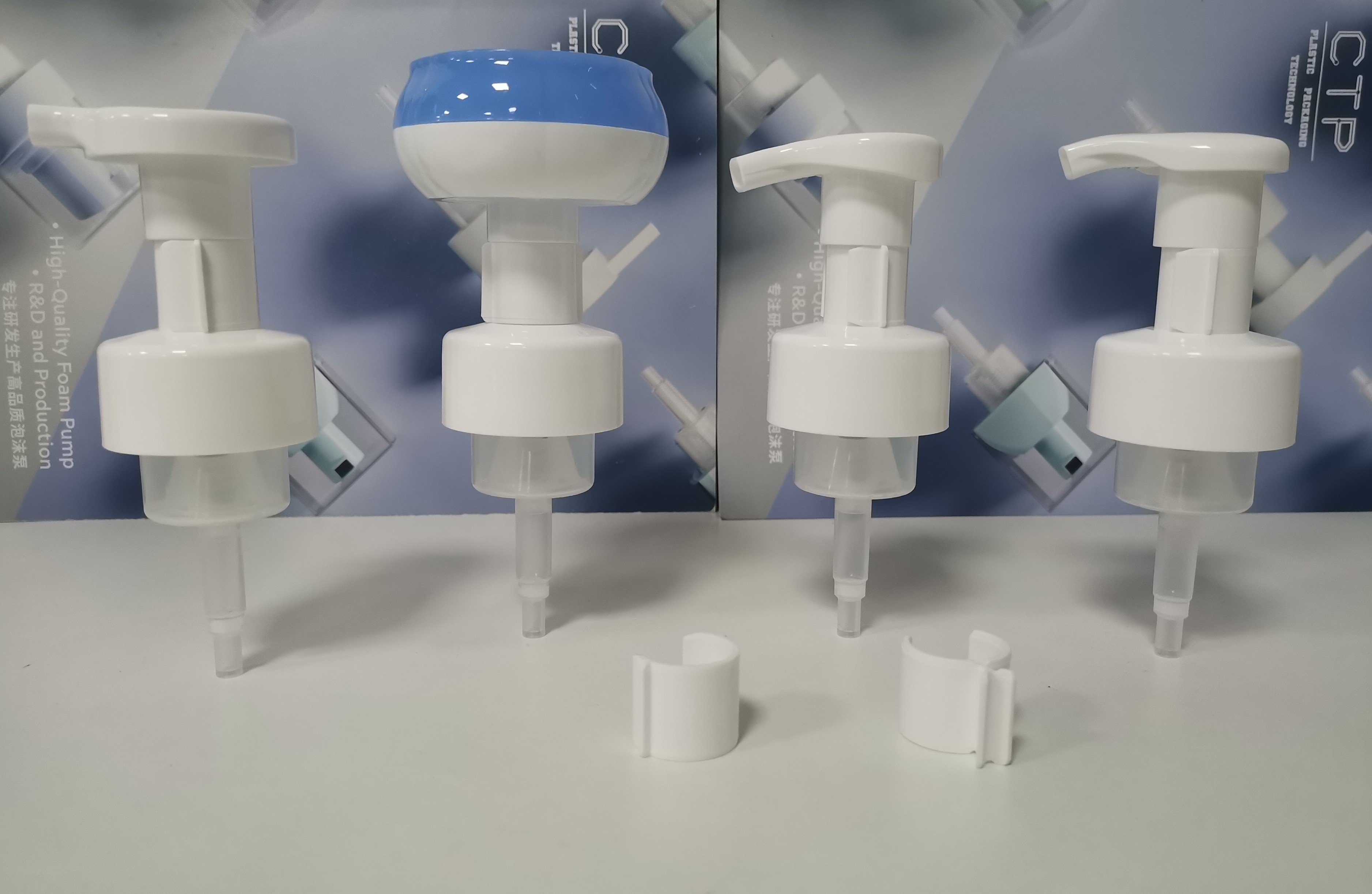 Eco Friendly Customized Cosmetic Lotion Pump With Unique External Spring Technology