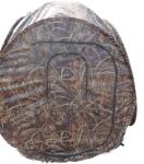 Camouflage Waterproof PU Coated 150D Polyester Outdoor Camping Tents 147*147