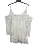 Cold Shoulder Square Neck Womens Casual Summer Dresses Sweet Lace Embroidered
