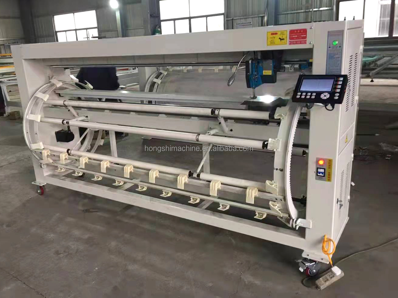 Industrial Rolling Bed Sewing Machine Textile Curtain Quilting Machine