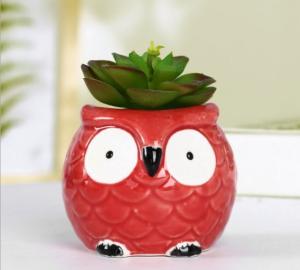 Wholesale Succulents Plant Ceramic Animal Flower Pot for Garden or Home Decoration from china suppliers