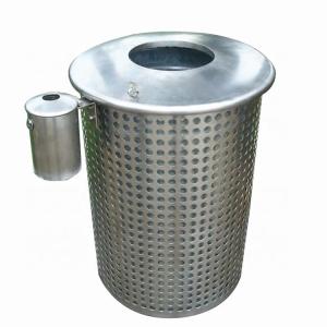 Wholesale 304 Stainless Steel Outdoor Cigarette Ashtray 900mm Height With Ashtray from china suppliers