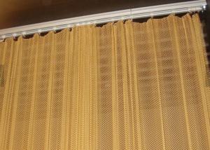Wholesale 0.8MM Dia 4mm Decoraive Metal Mesh Curtain, Metal Coil Drapery for Wall Covering from china suppliers