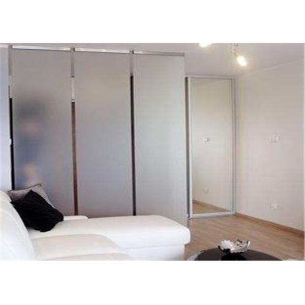 Safety Tempered Frosted Glass Sheets / Custom Frosted Glass For Bathroom Door