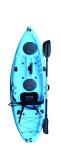 10ft Sit On Top Single Person Wild Water Fishing Kayak With Deluxe Seat And