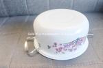 Cookingware set white soup pot kitchen cookware with metal steel lid wholesale
