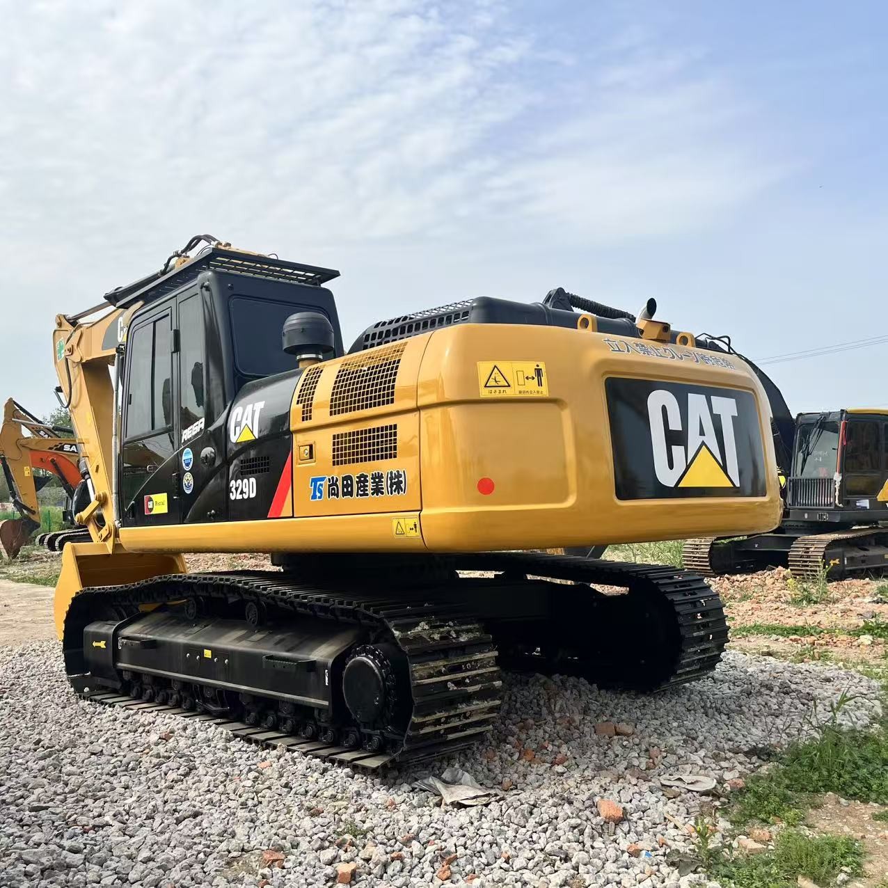 29 Ton Used Cat 329 Heavy Machinery Excavator Adopts Hydraulic Track Diggers