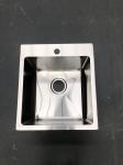 Small Single Bowl Top Mount Stainless Steel Kitchen Sink Easy Installation