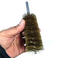 Wholesale USA Hot Selling 40mm Diameter Single Spiral Twisted Brass Wire Tube Cleaning Brush from china suppliers