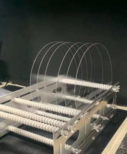 8inch 0.725 Dia100mm C Plane Single Crystal Sapphire Wafer 1300mm 1500mm