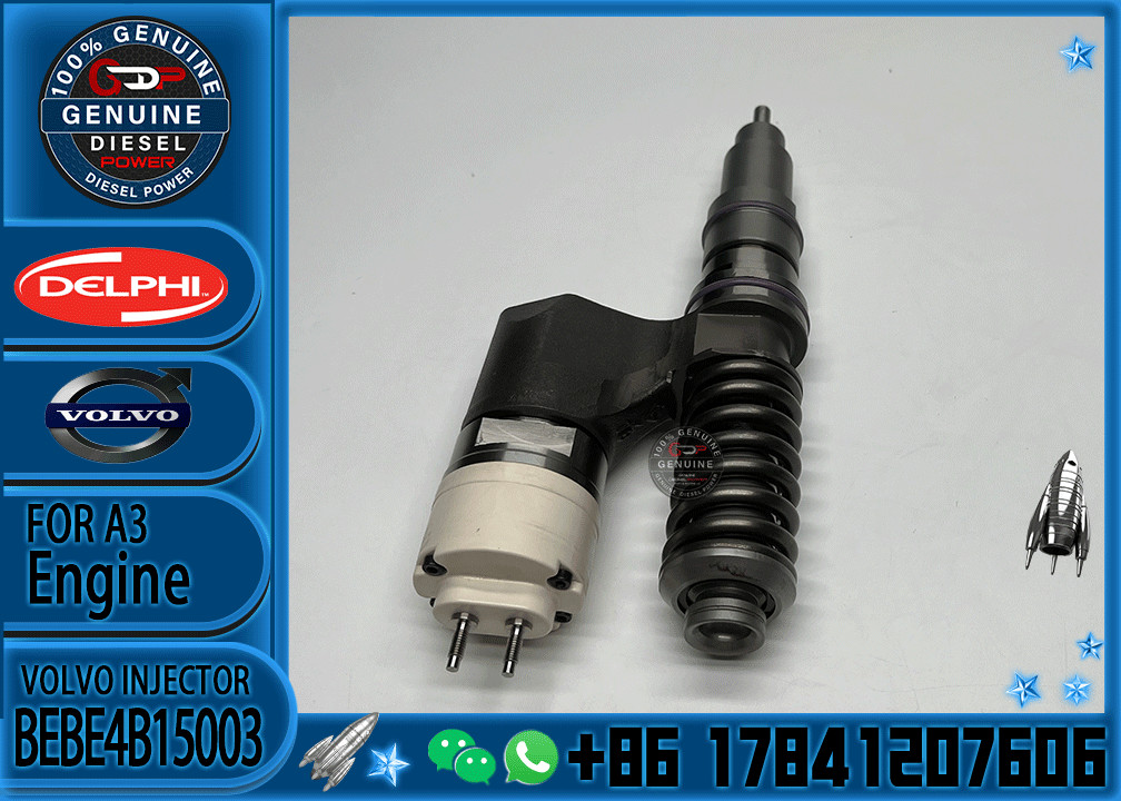 Diesel Engine Fuel Common Rail Injector BEBE4B15001 33800-84000 33800-84001 BEBE4B10102 8113180 BEBE4B15002 BEBE4B15003