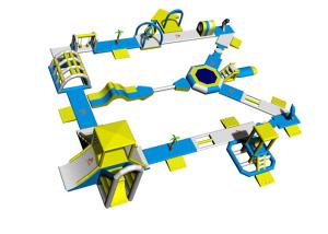 Wholesale Beach Inflatable Large Water Park Air-Tightness &amp; 6P Environmental Friendly from china suppliers