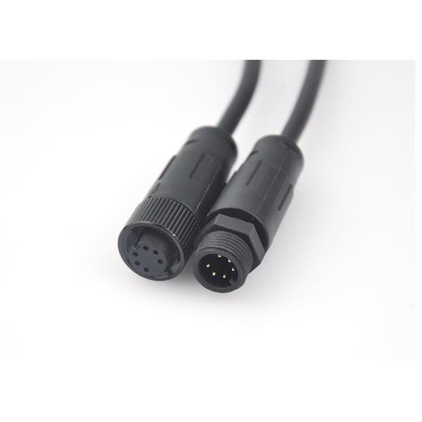 Circular M12 Waterproof Connector IP67 IP68 Integrating Current Signal Transmission