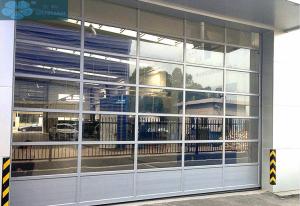 Wholesale Commercial Sectional Storefront Contemporary Glass Garage Door OEM from china suppliers