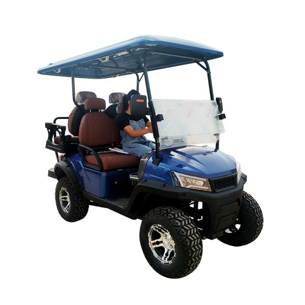 Off-road Electric Golf Cart 4-Seater Luxury Home McPherson Suspension Factory