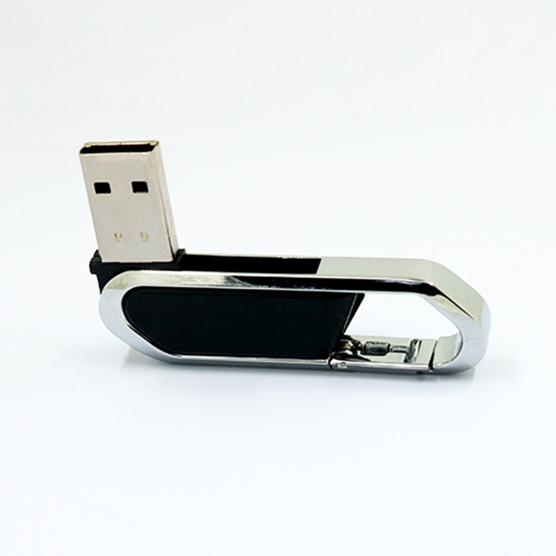 180 Degree Plastic And Metal USB Flash Drive Fast Speed 80MB/S 2.0 UDP Inside