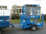 12m Towable Scissor 300kg Trailer Boom Lift