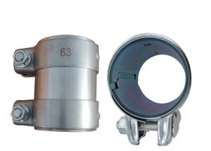 Wholesale Galvanized Sheet 3 Inch Metal Coupling Ss304 Exhaust Band Clamp Double Bolt from china suppliers