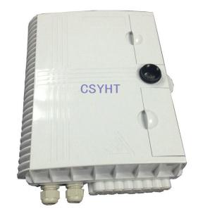Wholesale ABS Plastic Fiber Optic Splitter Box , 16 Cores FTTH Terminal Box Rainfall Resistant from china suppliers